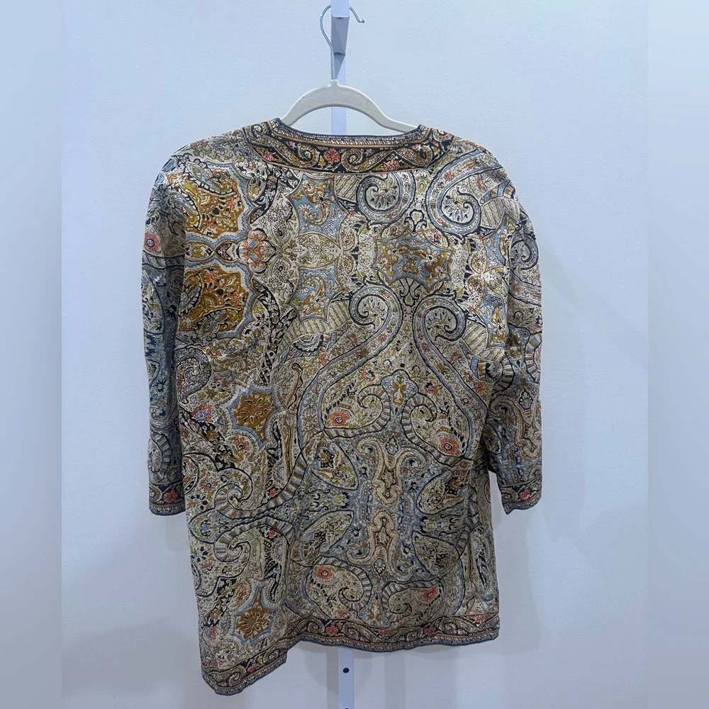 Cleobella Kaleidoscope Paisley Wrap / Kimono – Size S (XS/S) NWT Boho Cover‑Up
